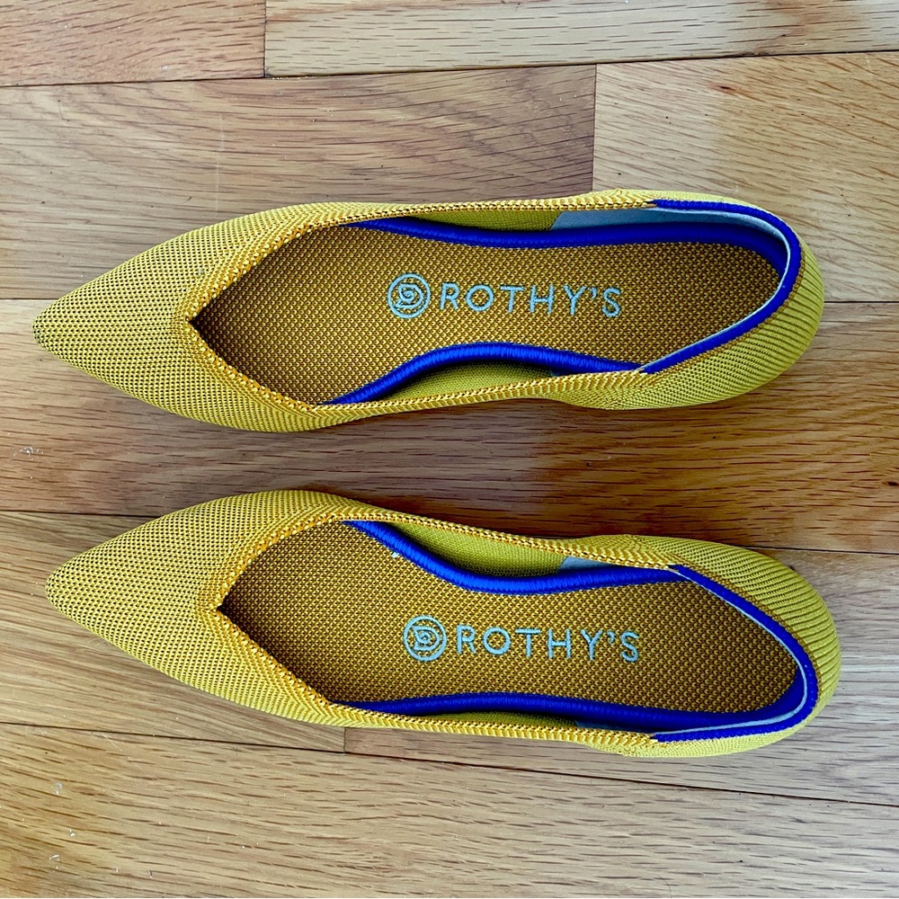 ROTHY’s The Point in Marigold Sz 7